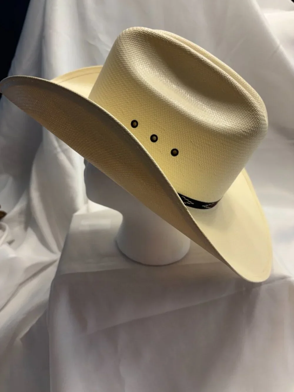 Stetson 8X Zuni-HR Straw Cowboy Hat 7 1/8 R